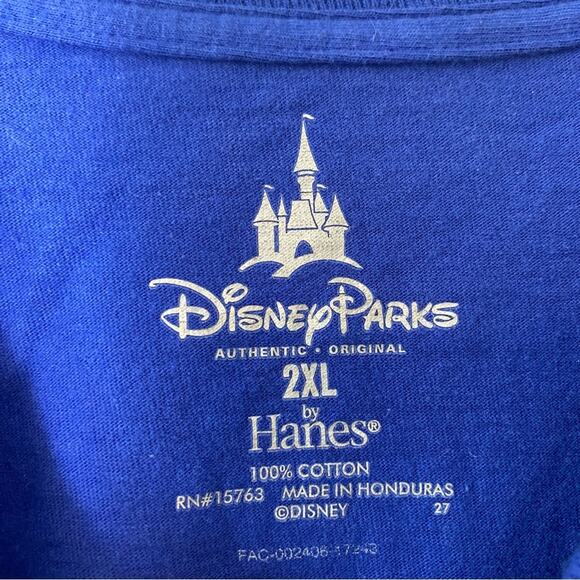 Disney Parks Blue Mens Mickey Mouse T-Shirt Size 2XL - Picture 3 of 3
